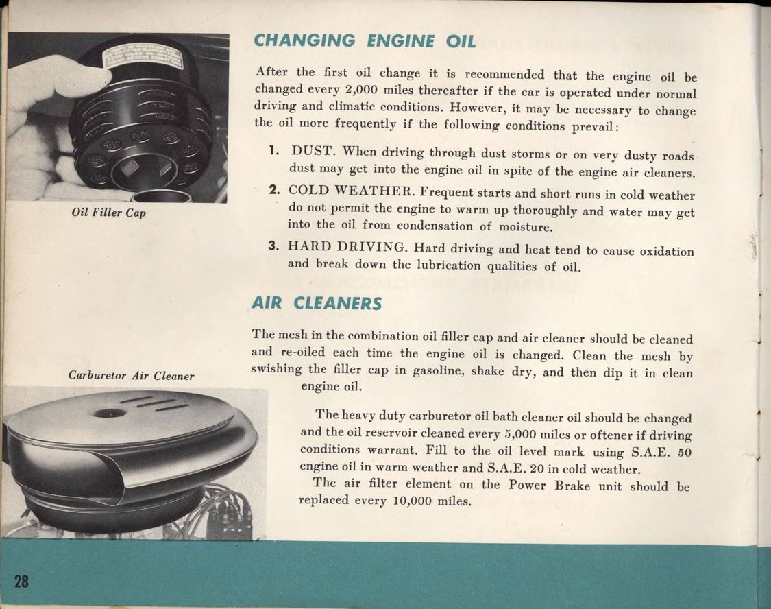 1956 Packard Owners Manual Page 8